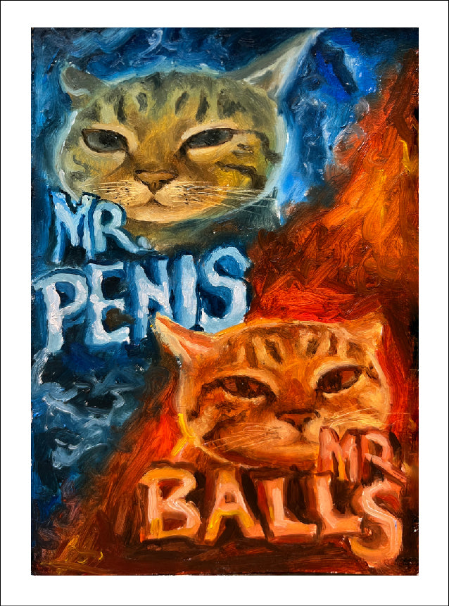 Mr. Penis vs Mr. Balls (print)