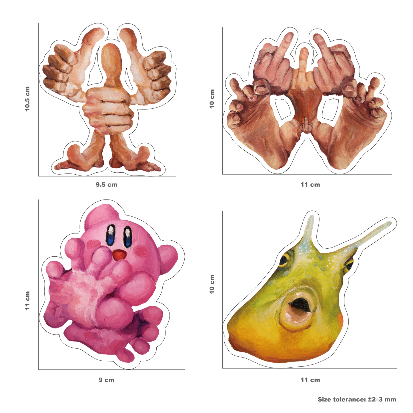 The wonderful creatures B | stickers