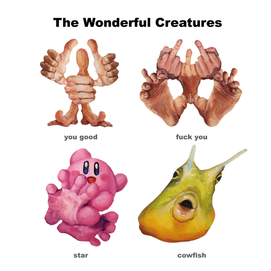 The wonderful creatures B | stickers