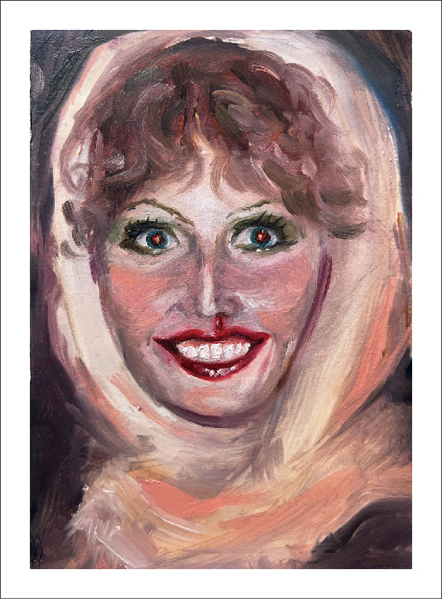 woman in scarf (print)